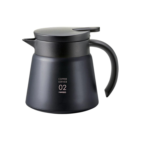 HARIO HEAT RESISTANT SERVER 2 CUP (BLACK) 550ML